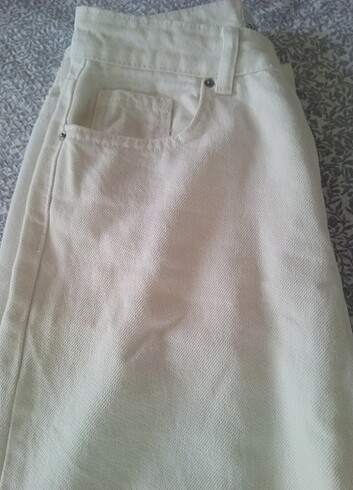 38 Beden Beyaz pantolon 