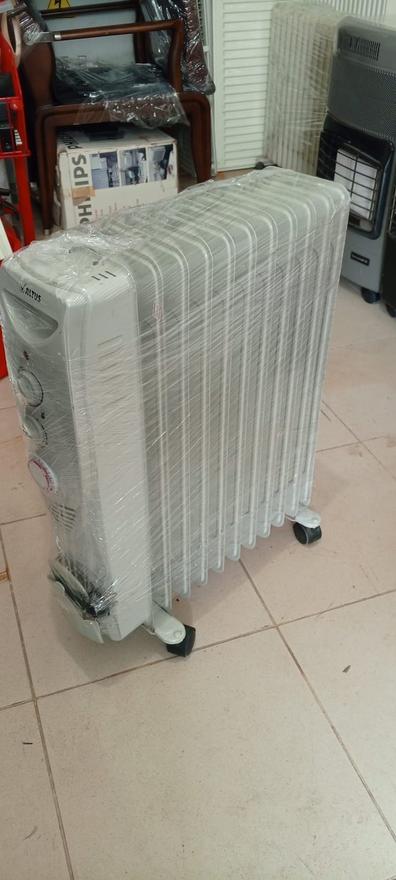 Altus Beyaz Gri Yağlı Radyatör Isıtıcı - Görsel 4