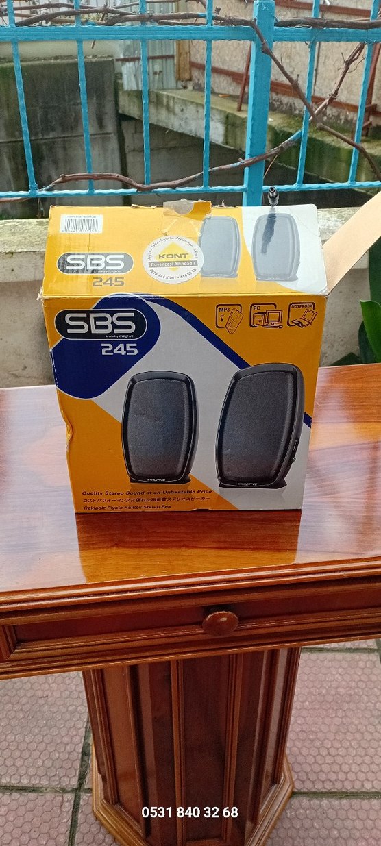 Gri SBS 245 Müzik Sistemi Hoparlörleri - Görsel 4