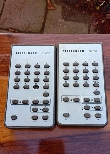 Nostaljil Telefunken FB 632 Uydu Alıcısı Kumandası - Görsel 3