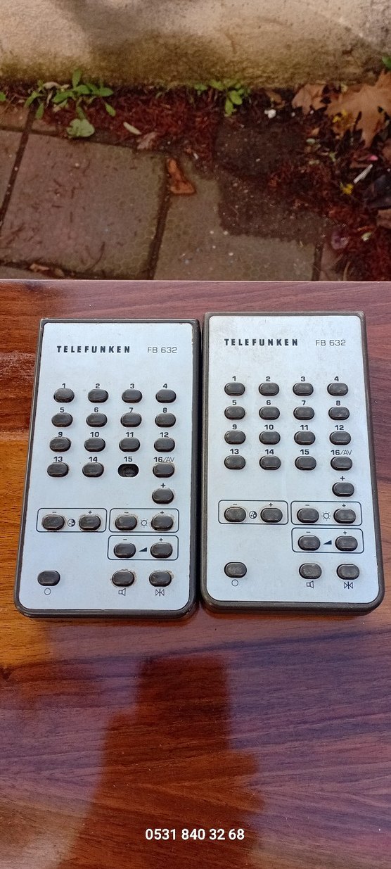 Nostaljil Telefunken FB 632 Uydu Alıcısı Kumandası - Görsel 3