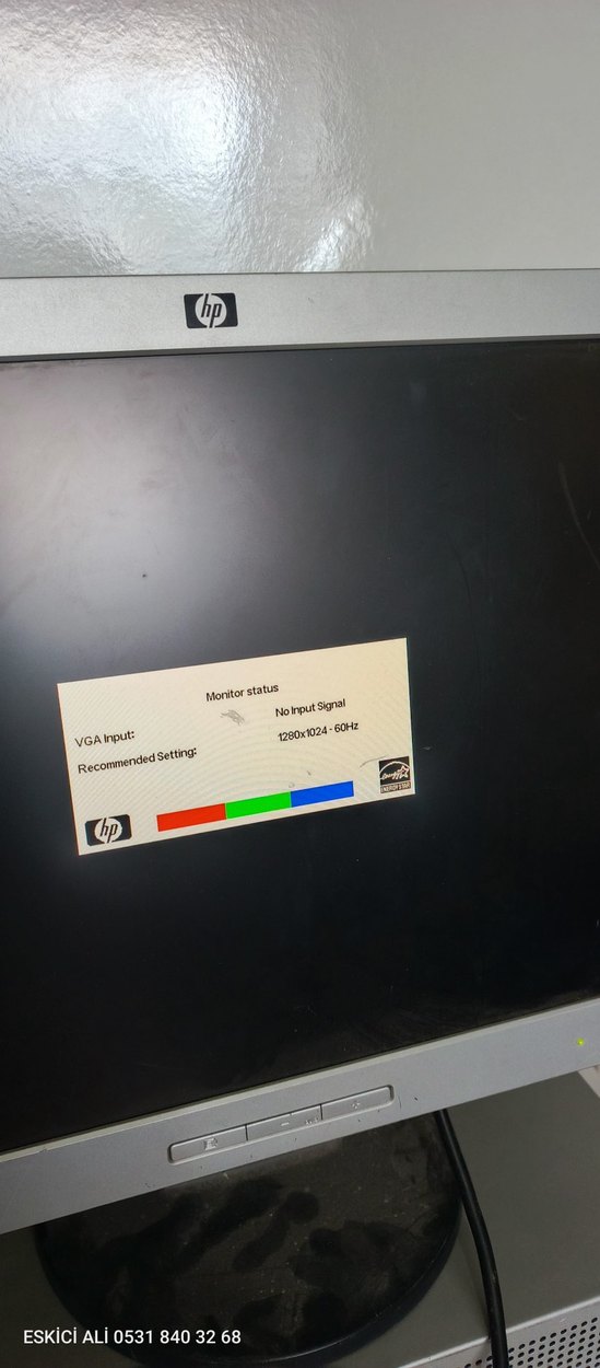 Gri HP Monitör - Görsel 2