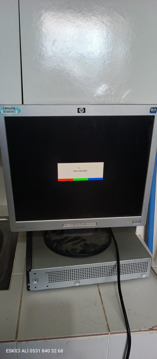 Gri HP Monitör - Görsel 4