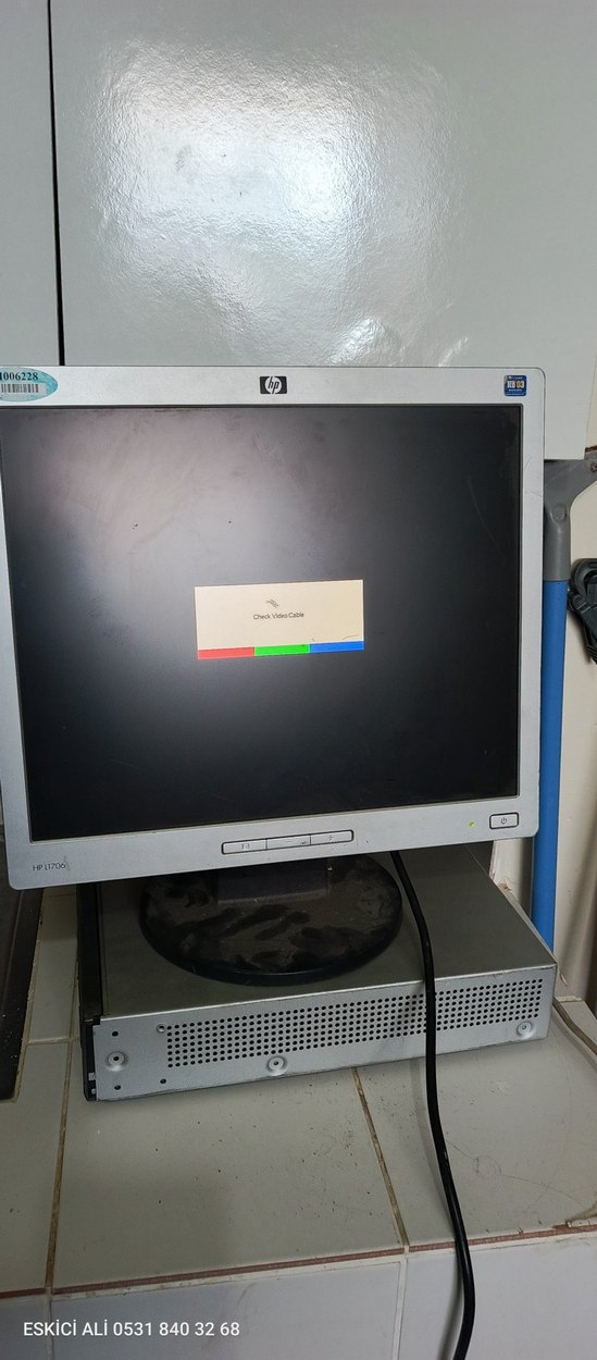 Gri HP Monitör - Görsel 5