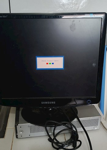 SAMSUNG Siyah Monitör - Görsel 4