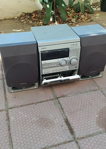 Gri Mini Müzik Sistemi