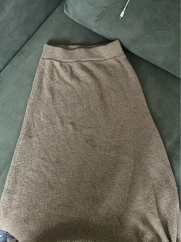 Zara model etek yün dokuma