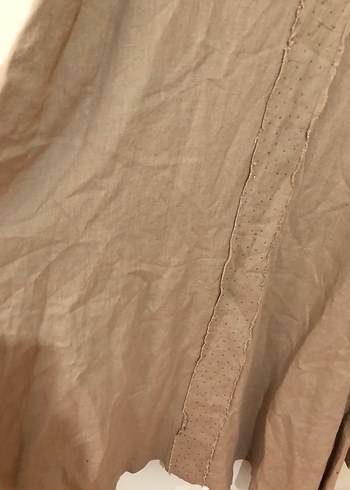 Tesettüre Özel Keten Elbise Namazlık - Görsel 4