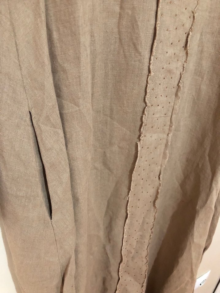 Tesettüre Özel Keten Elbise Namazlık - Görsel 5