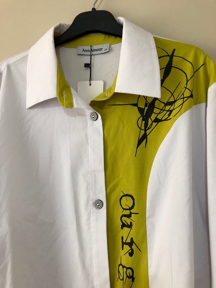 Büyük Beden Tarz Gömlek - Görsel 2