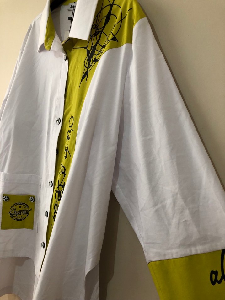 Büyük Beden Tarz Gömlek - Görsel 3