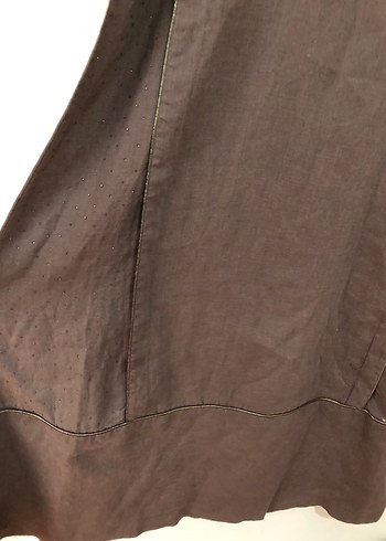 Genç spor tesettüre özel keten Elbise - Görsel 6