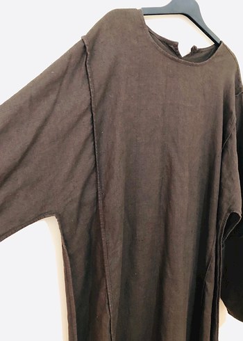 Tesettüre Özel Keten Elbise Namazlık - Görsel 3