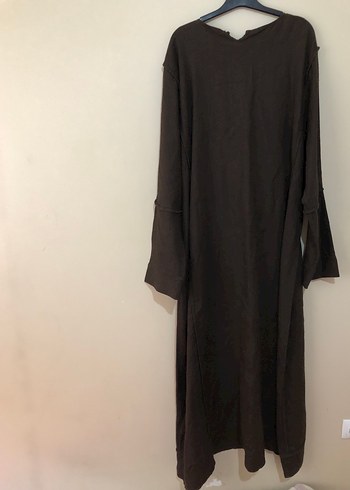 Tesettüre Özel Keten Elbise Namazlık - Görsel 7