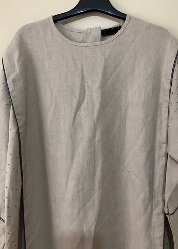 Salaş Tesettüre özel keten elbise - Görsel 2