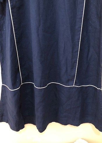 Tesettüre özel şık Keten elbiseler - Görsel 6