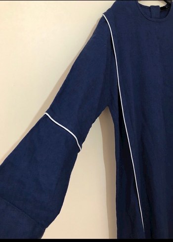 Tesettüre özel şık Keten elbiseler - Görsel 5