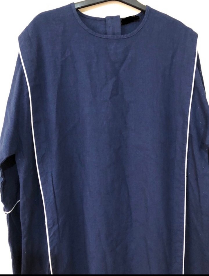 Tesettüre özel şık Keten elbiseler - Görsel 3