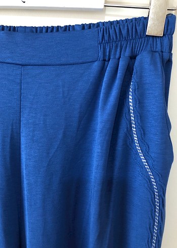 Büyük Beden Mavi Rahat Eşofman Takımı - Görsel 7