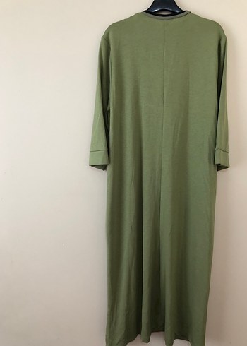 Büyük Beden Nakışlı Elbise - Görsel 7