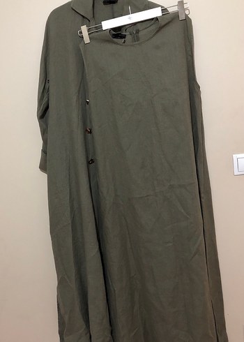 3 lü  Keten Takım Elbise Pantolon Pardesü - Görsel 2