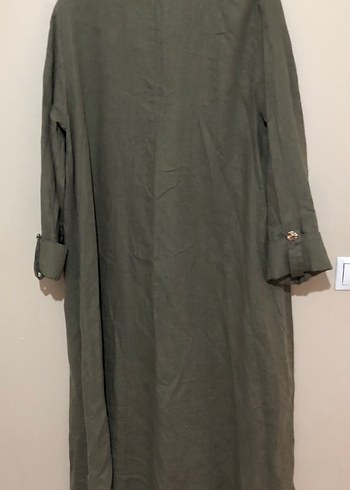 3 lü  Keten Takım Elbise Pantolon Pardesü - Görsel 6