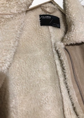 Bej Süet Kürklü Kadın Ceket - Görsel 6