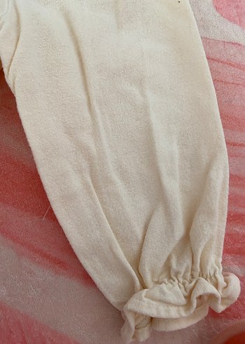 lcw Kız Çocuk Bej Nakışlı Pamuklu Gömlek - Görsel 4