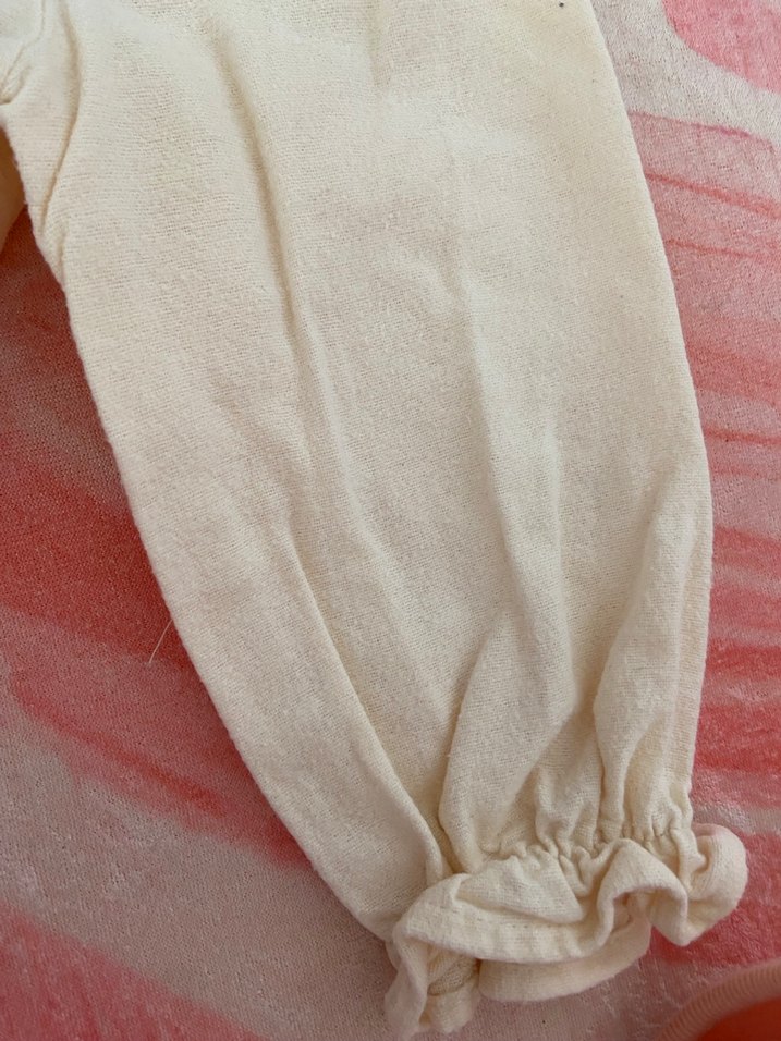 lcw Kız Çocuk Bej Nakışlı Pamuklu Gömlek - Görsel 4