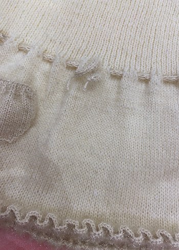 Nakışlı Bohem Kız Triko Hırktriko elbise kazak - Görsel 3