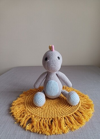  Beden Dino Amigurumi Oyuncak El Yapımı