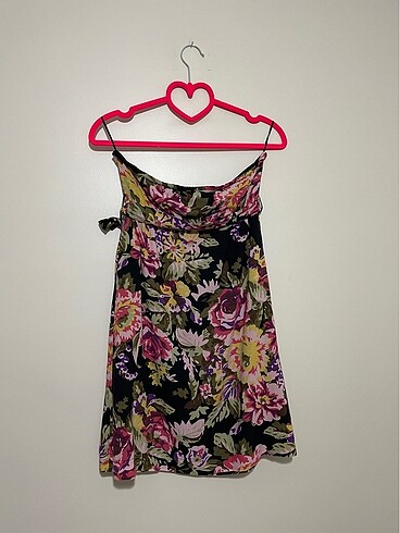 Bershka BERSHKA STRAPLEZ ELBİSE