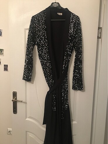 Payetli abaya