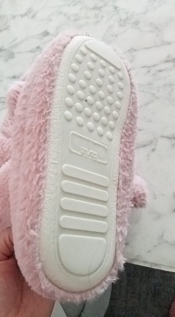 Kız Çocukları İçin Pembe Sıcak Terlik - Görsel 3