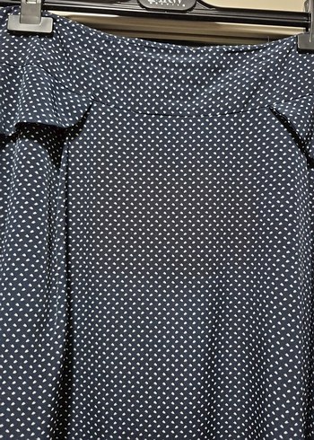 Gri Kadın Uzun Drapeli Etek - Görsel 3