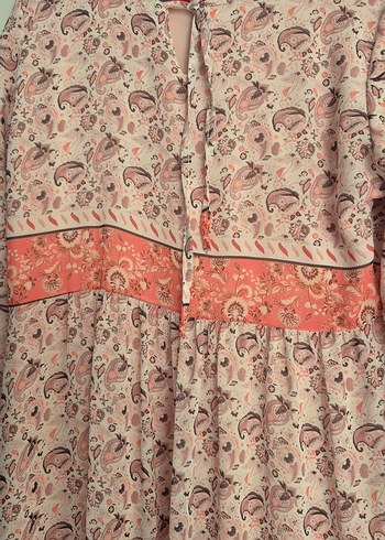 Uzun  şifon elbise - Görsel 2