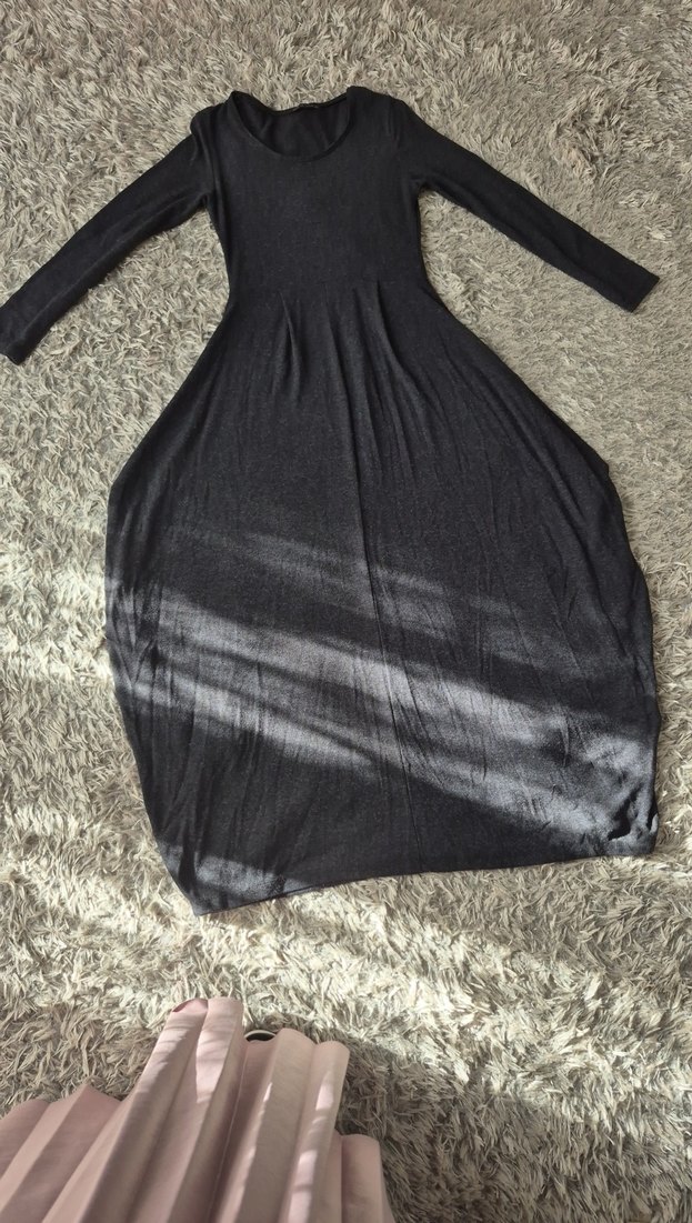 uzun eteği şalvar elbise - Görsel 2