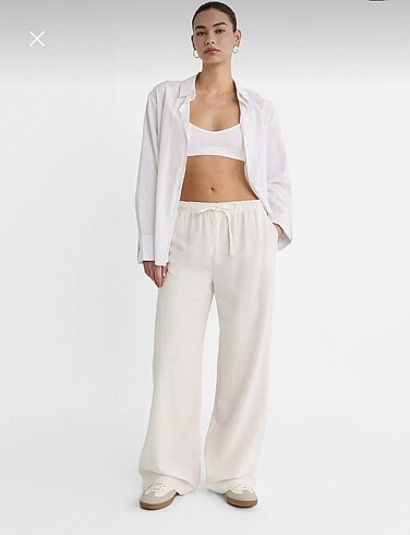 STRADIVARIUS KETEN PANTOLON