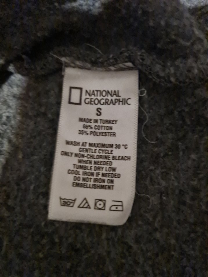 Gri National Geographic Kapüşonlu Sweatshirt - Görsel 3