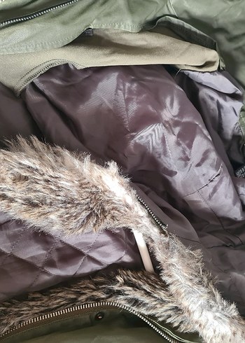 Mango kürklü mont - Görsel 3