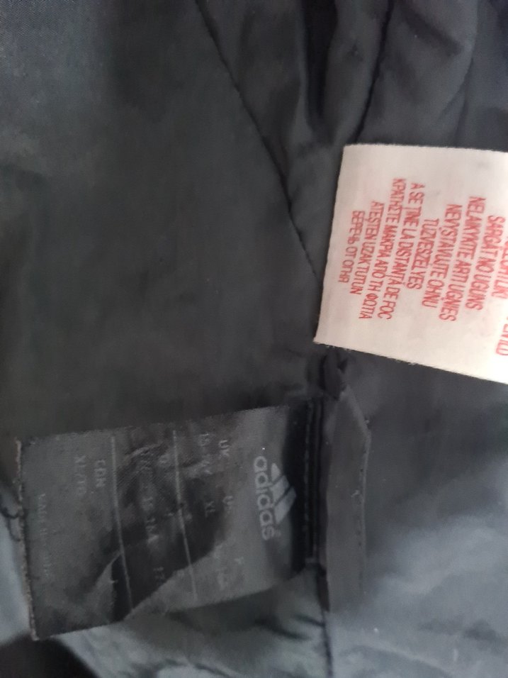 Adidas Siyah Fermuarlı Erkek Mont - Görsel 3