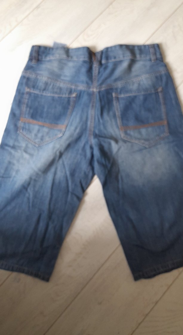 Erkek Çocuk Mavi Kot Bermuda Şort - Görsel 3