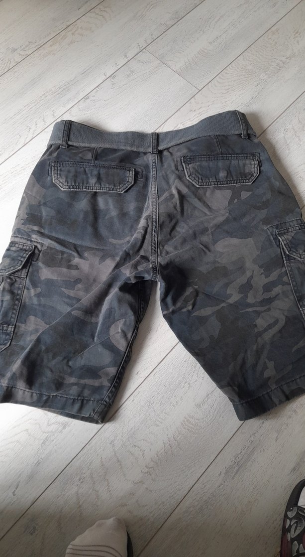 Colins Kamuflaj Desenli Kemerli Erkek Şort - Görsel 3