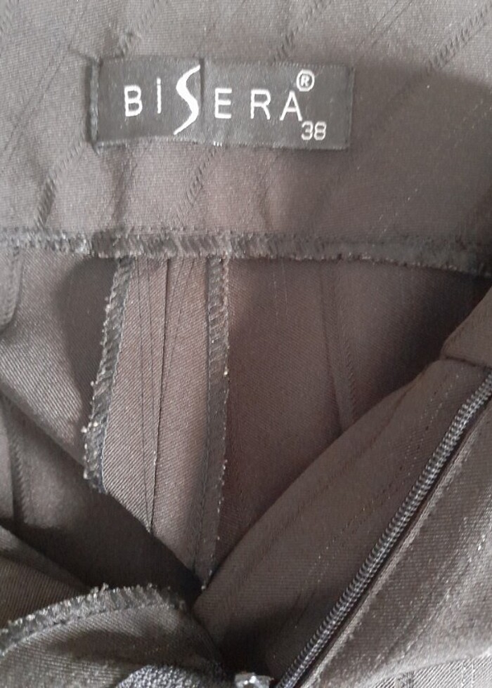 Sim detaylı klasik pantolon - Görsel 3