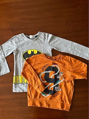 2 adet uzun kollu tshirt (3-4 yaş)