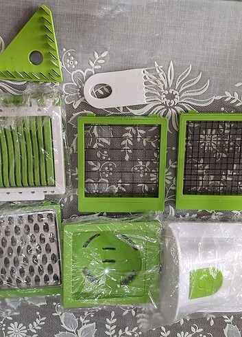 Beden yeşil Renk Quick Dicer Pratik doğrayıcı set