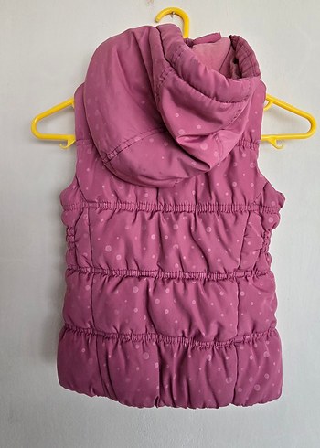 Lcwaikiki marka Çocuk Pembe Kapüşonlu Fermuarlı Yelek - Görsel 2
