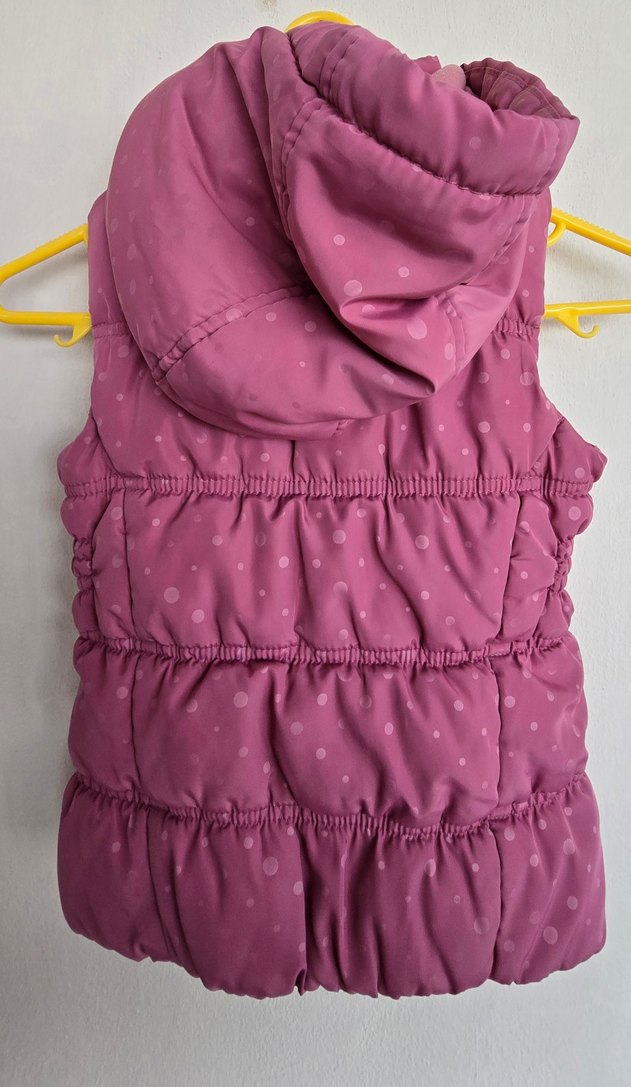 Lcwaikiki marka Çocuk Pembe Kapüşonlu Fermuarlı Yelek - Görsel 5