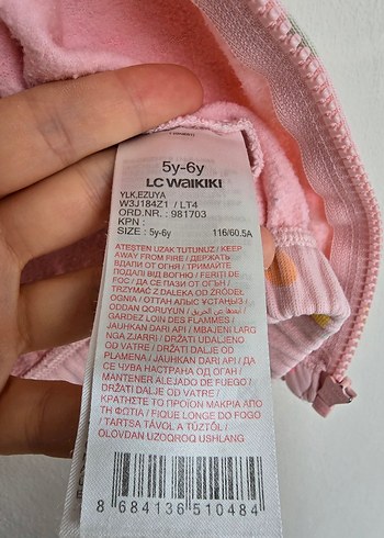 Lcwaikiki marka Çocuk Pembe Fermuarlı Yelek - Görsel 7