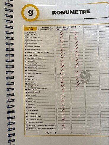 Beden Renk Gri Koç Planlama Defteri